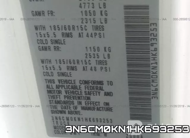 3N6CM0KN1HK693253 фото 10