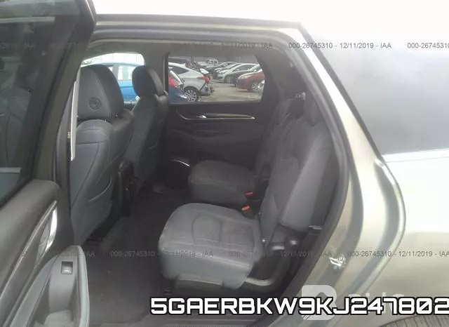 5GAERBKW9KJ247802 фото 9