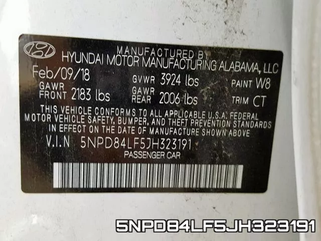 5NPD84LF5JH323191 фото 2