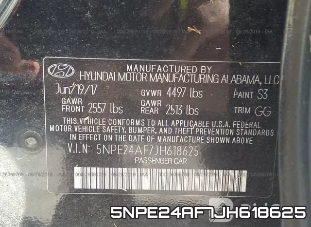 5NPE24AF7JH618625 фото 10