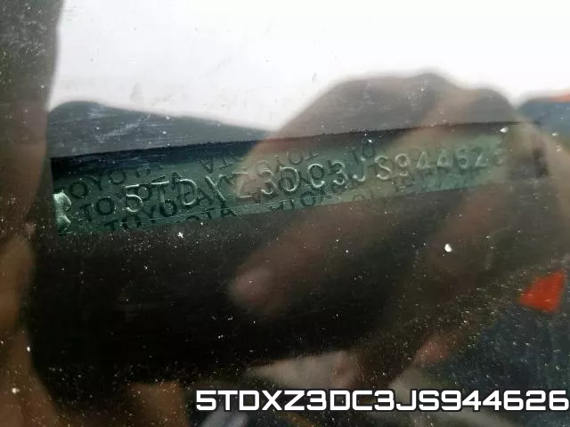 5TDXZ3DC3JS944626 фото 2