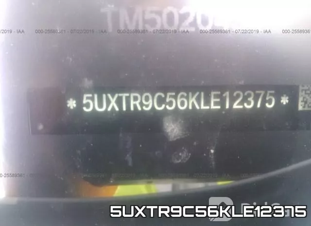 5UXTR9C56KLE12375 фото 10