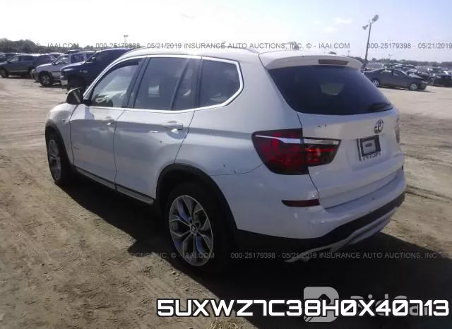 5UXWZ7C38H0X40713 фото 4