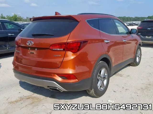 5XYZU3LB8HG492731 фото 4