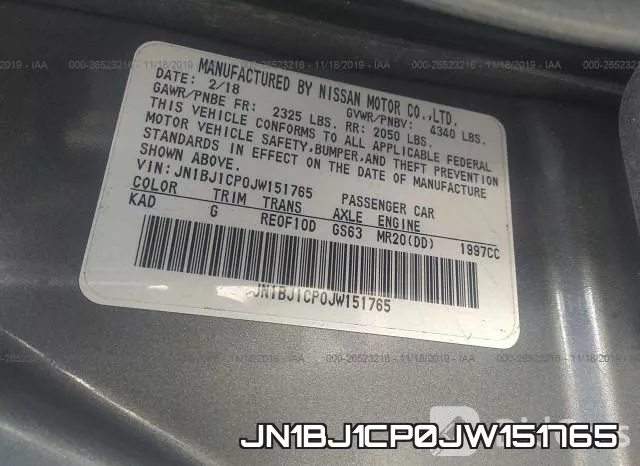 JN1BJ1CP0JW151765 фото 10