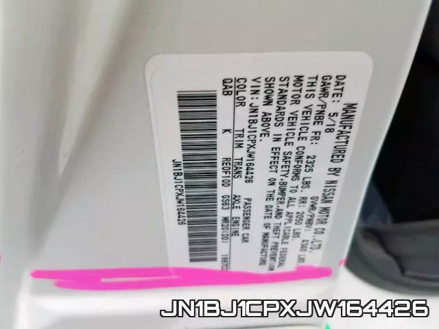 JN1BJ1CPXJW164426 фото 2