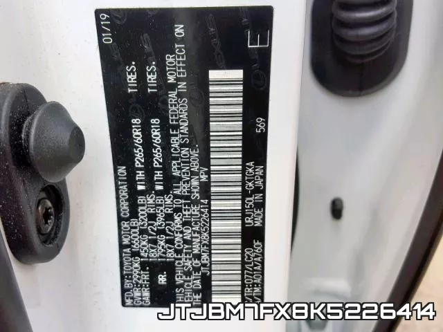 JTJBM7FX8K5226414 фото 2