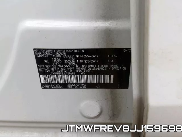 JTMWFREV8JJ159698 фото 2