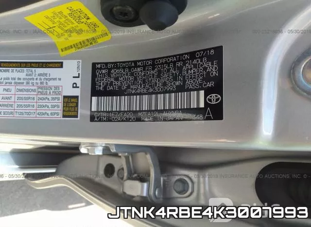 JTNK4RBE4K3007993 фото 9