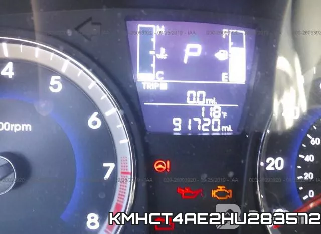 KMHCT4AE2HU283572 фото 8