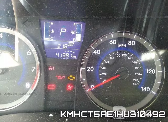 KMHCT5AE1HU310492 фото 8