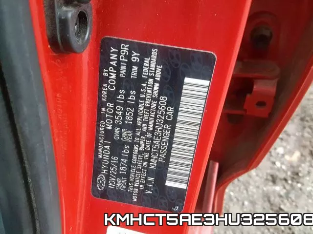 KMHCT5AE3HU325608 фото 2