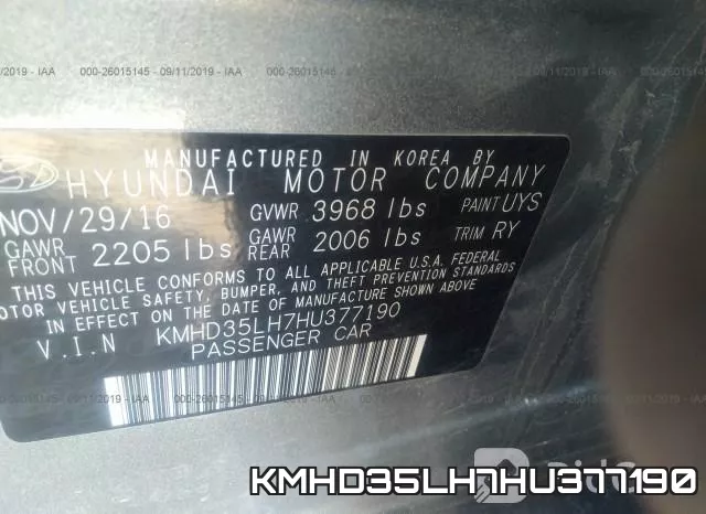 KMHD35LH7HU377190 фото 10