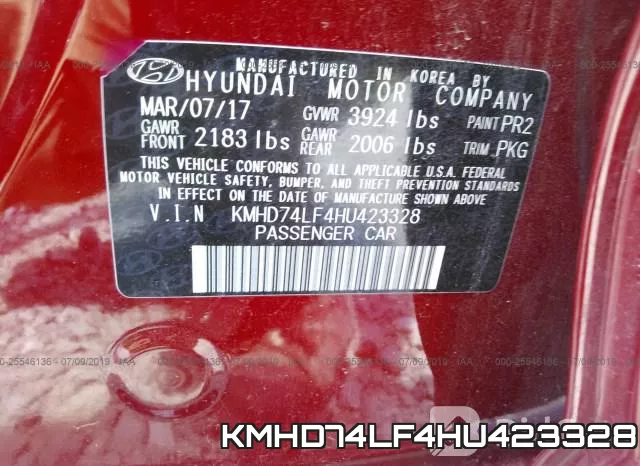 KMHD74LF4HU423328 фото 9