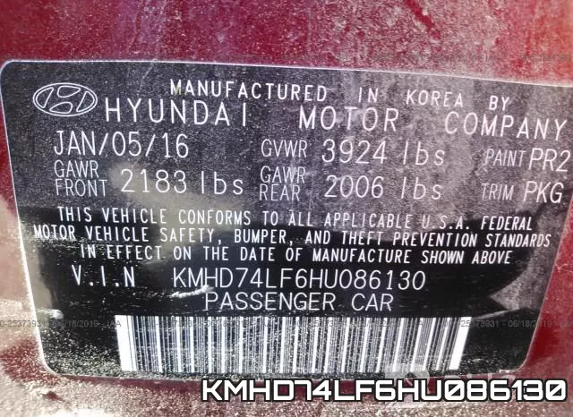KMHD74LF6HU086130 фото 10
