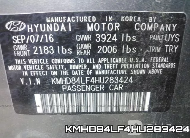 KMHD84LF4HU283424 фото 10