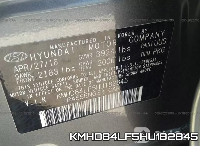 KMHD84LF5HU182845 фото 10