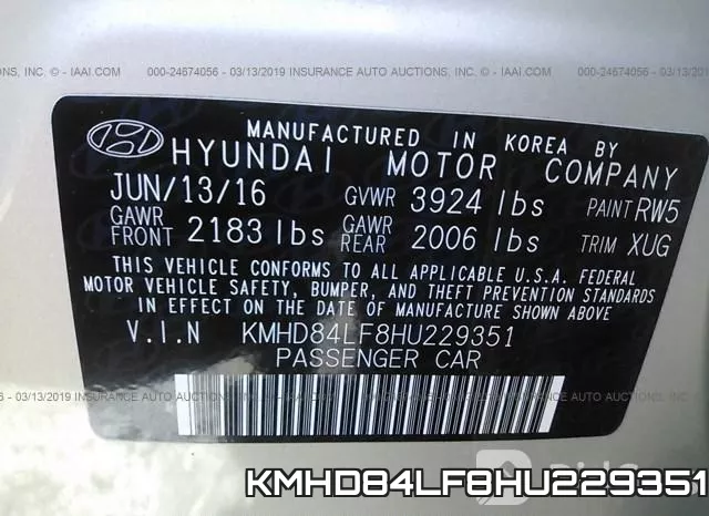 KMHD84LF8HU229351 фото 9