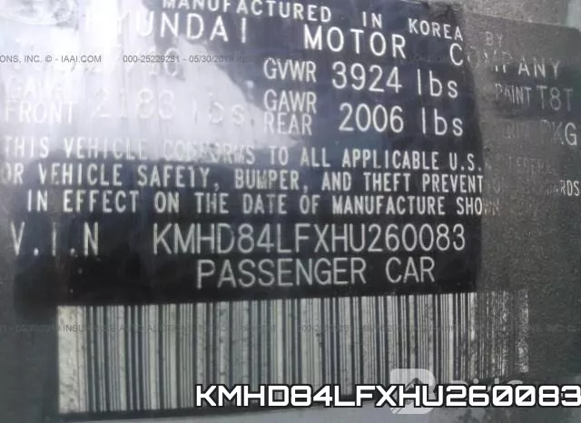 KMHD84LFXHU260083 фото 9