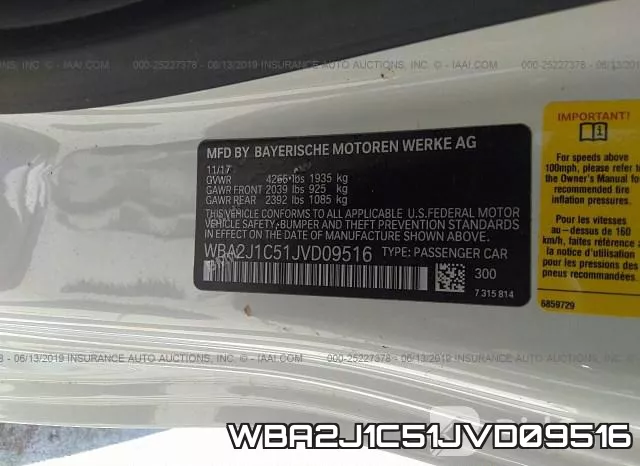 WBA2J1C51JVD09516 фото 10