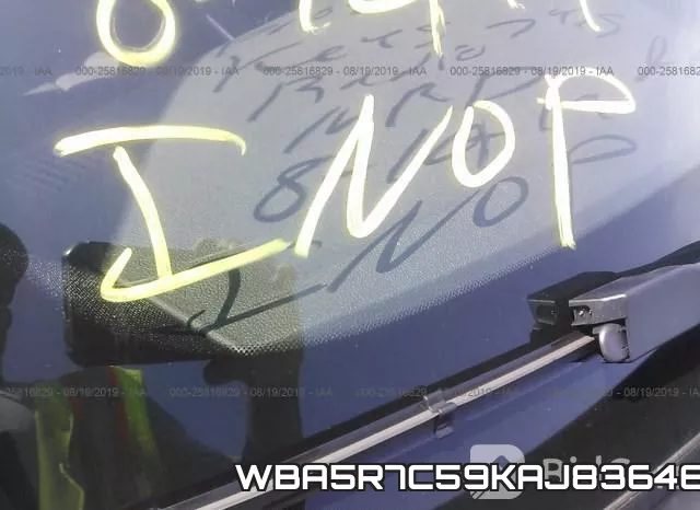 WBA5R7C59KAJ83646 фото 8