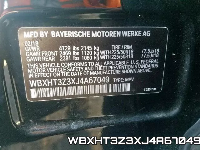 WBXHT3Z3XJ4A67049 фото 2