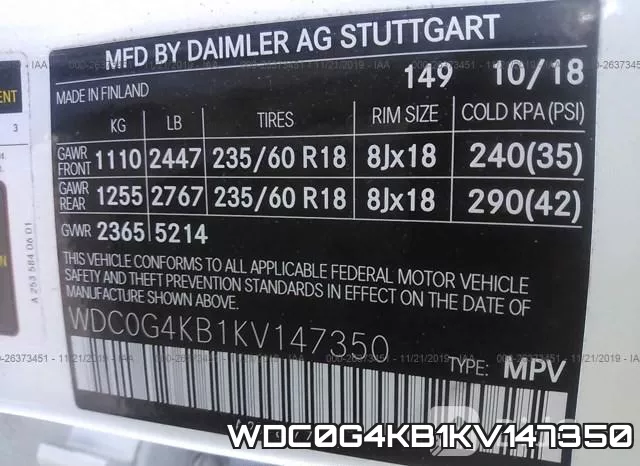 WDC0G4KB1KV147350 фото 10