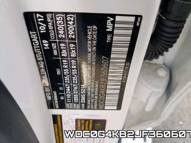WDC0G4KB2JF360607 фото 2