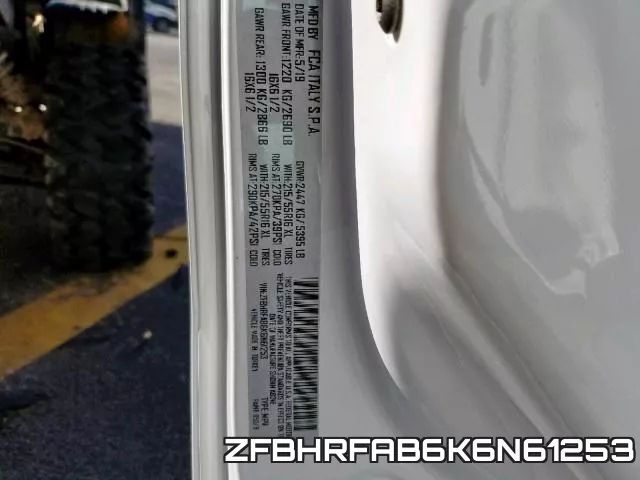 ZFBHRFAB6K6N61253 фото 2