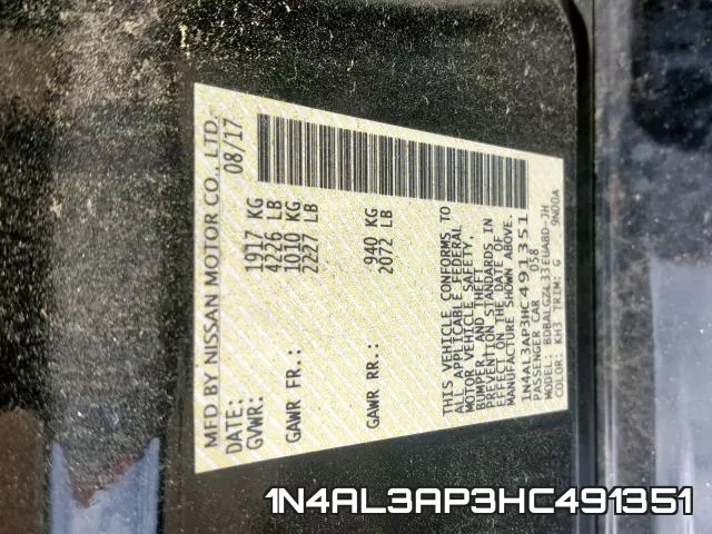 1N4AL3AP3HC491351 фото 2