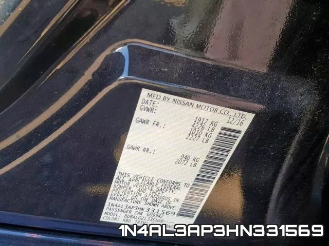 1N4AL3AP3HN331569 фото 2