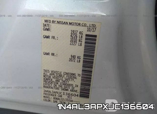 1N4AL3APXJC136604 фото 10
