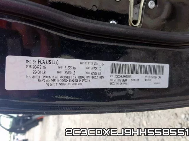 2C3CDXEJ9HH558551 фото 2