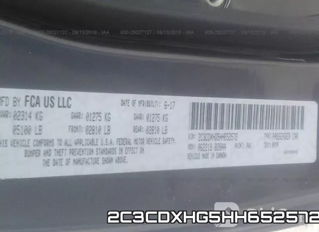 2C3CDXHG5HH652572 фото 9