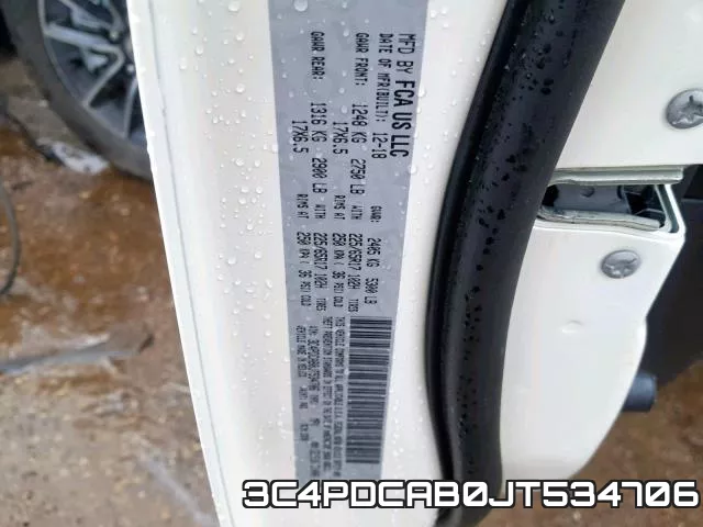 3C4PDCAB0JT534706 фото 2