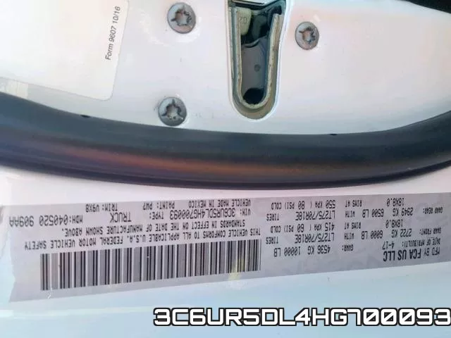 3C6UR5DL4HG700093 фото 2