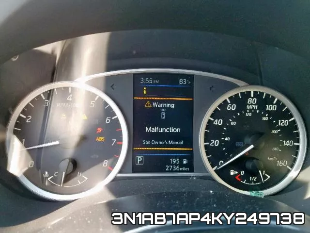 3N1AB7AP4KY249738 фото 9