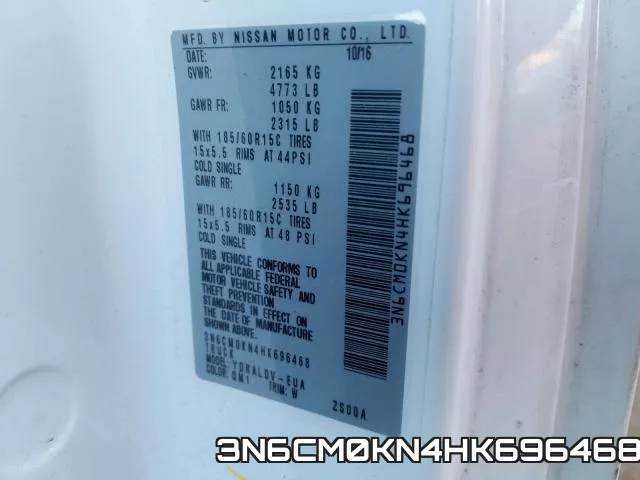 3N6CM0KN4HK696468 фото 2