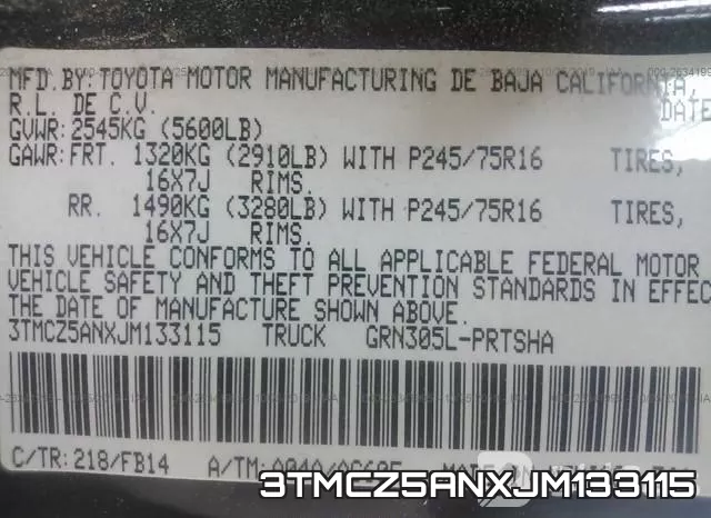 3TMCZ5ANXJM133115 фото 10