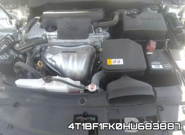 4T1BF1FK0HU683887 фото 2