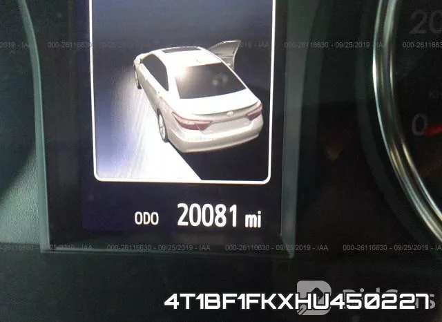 4T1BF1FKXHU450227 фото 8