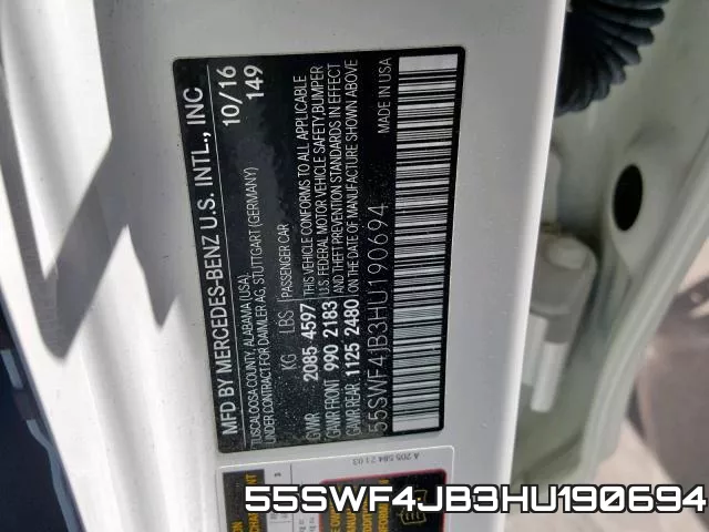 55SWF4JB3HU190694 фото 2