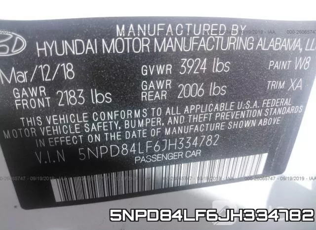 5NPD84LF6JH334782 фото 9