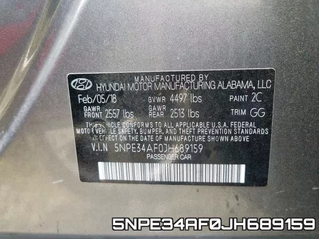 5NPE34AF0JH689159 фото 2