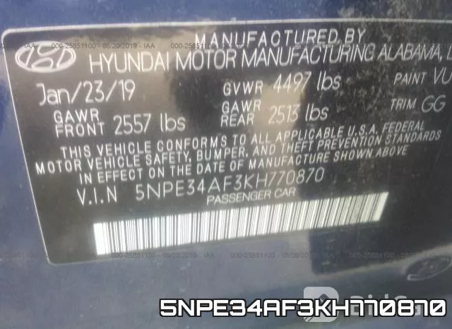 5NPE34AF3KH770870 фото 9