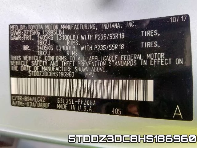 5TDDZ3DC8HS186960 фото 2