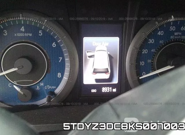 5TDYZ3DC8KS007003 фото 8