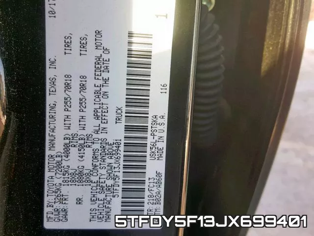 5TFDY5F13JX699401 фото 2