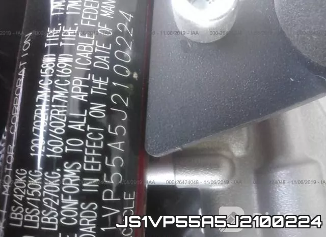 JS1VP55A5J2100224 фото 2