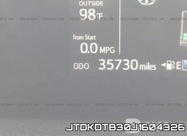 JTDKDTB30J1604326 фото 8